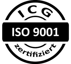 Zertifizierungssiegel DIN EN ISO 9001:2015